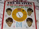 The Beatles-Twist & Shout/There's A Place-Vinyl 45 in Vee Jay Christmas Sleeve