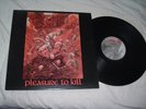 KREATOR Pleasure To Kill '86 LP ORIGINAL US Combat Military label press NMint