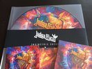 JUDAS PRIEST INVINCIBLE SHIELD DBL PIC DISC LP +CD & SIGNED /AUTOGRAPH ART CARD