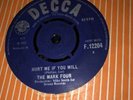 MEGA-RARE 7”THE MARK FOUR-1965 VINYL 45rpm  Psych Mod ( HURT ME IF YOU WILL )