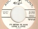 THE TAMS Its Better To Have Loved A Little ABC PROMO NORTHERN SOUL USA 45