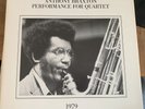 Schallplatte Anthony Braxton Performance for Quartet, 1981 Hat Hut Records
