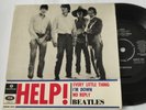 Very rare The Beatles EP Help  Dark Blue GEOS 234 Parlophone Sweden VG++/VG+