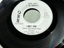 Rare Northern / Crossover Soul - Cookie Scott - “I Don’t Care” / “Misled” - ORR