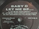 BABY D - Let Me Be Your Fantasy Original UK 12