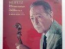 JASCHA HEIFETZ - BRUCH scottish fantasy VIEUXTEMPS concerto - RCA stereo LP NM