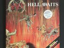 Slayer -  Hell Awaits Vinyl Doppel-LP von 1985 *Guter Zustand* mit orig. Poster