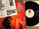 U2 Under A Blood Red Sky Orig LP 1983 Island w/Insert,Postcard,tree,boy,war,fire
