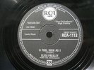 ELVIS PRESLEY 78 RPM A FOOL SUCH AS I / I NEED YOUR LOVE TONIGHT 1959 RCA 1113
