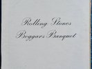 ROLLING STONES: 1968 Vinyl LP: BEGGARS BANQUET: Unboxed Stereo 1st PRESS: EXC.-