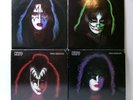 KISS -  SOLO LP'S - Ace , Peter , Gene & Paul - COMPLETE W/ALL INSERTS VINYL EX
