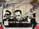 Face To Face Reactionary Signed Autographed Double Sided Promo Poster Punk RARE