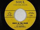 R&B Rocker/R&B Soul 45 - Barons - Who's In The Shack - Soul - VG+