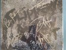 Original lp vinyl Slippery when wet signed by the band