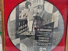 A Granada 1933 Picture Disk Enrico Caruso Rca Victor Co Inc   No. 17-5001-a RARE