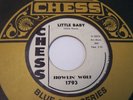 HOWLIN WOLF Promo 45rpm on CHESS #1793 LITTLE BABY & DOWN IN THE BOTTOM 1961 VG+