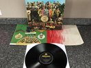 LP THE BEATLES SGT PEPPERS LONELY HEARTS CLUB BAND UK 1ST PRESS MONO PMC 7027 EX
