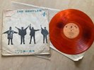 The Beatles “Help” Album Taiwan Orange Vinyl Stereo 1969 With Lyrics