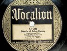 1926 Uncle Dave Macon Death Of John Henry On The Dixie Bee Line Prewar 78 Record