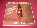 RARE LP 33Tr SHEILA DANS UNE HEURE ENTOURAGE BLANC sans référence au recto MINT