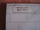 2 LP Pink Floyd The Wall - GOLD STAMP For military sale only  PROMO EDITION