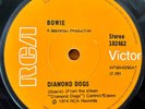 DAVID BOWIE DIAMOND DOGS 1974 RARE AUSTRALIAN RELEASE SINGLE 7