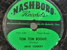 Jack Cooley - Tom Tom Boogie - OG 1952 Single - NASHBORO -  BLUES