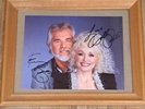 Islands in the Stream Photo Signed By Both Kenny Rogers & Dolly Parton With COA