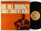 Big Bill Broonzy - Sings Country Blues LP - Disc VG+