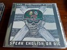 S.O.D: STORMTROOPERS OF DEATH- SPEAK ENGLISH OR DIE LP RR 9725 REISSUE 1989 NM