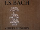BACH Sonatas & Partitas for Solo Violin Yehudi Menuhin EMI FALP 450/2 3 LP Box