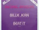 MICHAEL JACKSON billie jean / beat it ⸺ FRENCH 45rpm PROMO EPIC 12