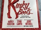 MINT & RARE OST KINKY BOOTS BROADWAY CAST 180 GRAM RED VINYL RECORD CYNDI LAUPER