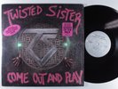 TWISTED SISTER Come Out And Play ATLANTIC LP VG++ die-cut cover SHRINK k