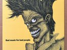THE CRAMPS Bad Music for Bad People : Euro Reissue Yellow Vinyl Record LP NM/VG+