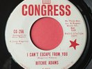 Ritchie Adams I Can't Escape From You Road To Nowhere Congress 45 CG 256 Soul