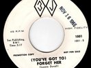 MS. MERSEY GARAGE 45 - THE LANCERS - YOU'VE GOT TO FORGET HER/SOMEBODY HELP ME