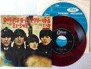 Beatles ROCK AND ROLL MUSIC 1965 Odeon Japan RED Vinyl 370 Yen + sleeve VG+/VG