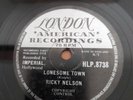 RICKY NELSON  1958 UK  78    LONESOME TOWN    MY BABE   LONDON  HL-P 8738  RARE