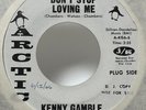 orig promo soul 45 KENNY GAMBLE The Jokes On You / Don't Stop Loving on ARCTIC