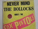 Never Mind the Bollocks Sex Pistols Original UK 1977 BLANK Back VINYL LP Record
