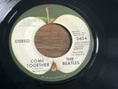 The Beatles Double Label Error Apple 45 record COME TOGETHER/ SOMETHING 1975 LA