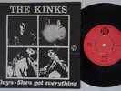 KINKS Days / She's Got Everything RARE Denmark 45 M- sleeve  garage psych danish