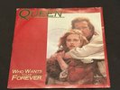 Queen Who Wants To Live Forever Italy Import 1986 7”ps Rare Italian