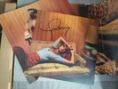 TAYLOR SWIFT - MIDNIGHTS MOONSTONE BLUE VINYL LP WITH HAND SIGNED PHOTO