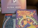 Elton John SIGNED Diamonds 10x10 Lithograph Picture LP Vinyl With Diamonds Vinyl