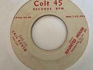 Mod Popcorn Rockabillly Halloween 45 CRIS KEVIN Haunted House/Here He Comes HEAR