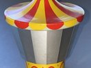 VTG 1950s Red Raven Movie Records Magic Mirror Topper Carousel   COLLECTOR FIND