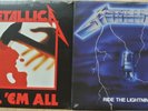 METALLICA Kill 'Em All LP Ltd Red Vinyl + Ride The Lightning LP Exclu Blue Vinyl