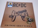 AC/DC FOR THOSE ABOUT TO ROCK Limited 50th Anniversary Gold Vinyl Sealed
